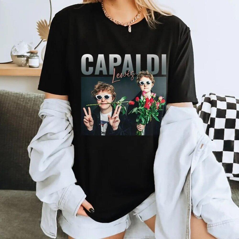 Lewis Capaldi Retro 90S Funny Rose Pop Singer Graphic Fan Gift T Shirt 91